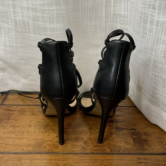 Only Maker- black lace up heels - Picture 3 of 4